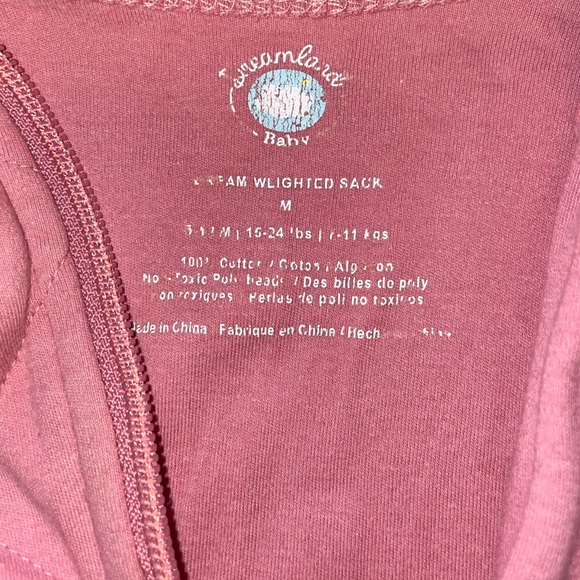 Dreamland Quilted Pink Kids Pajamas Sleep Sack - Picture 3 of 3